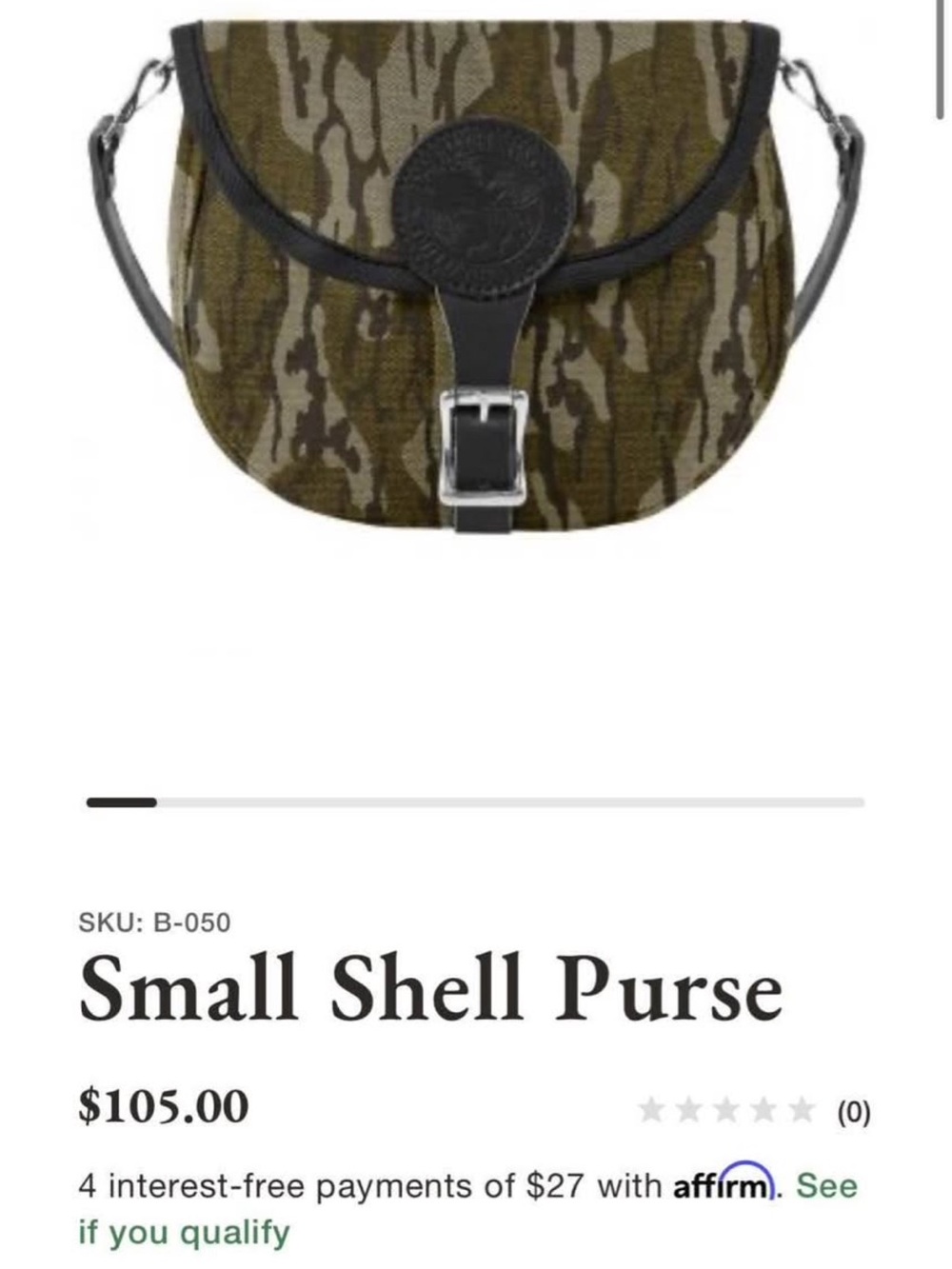 Duluth Pack Purse